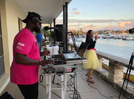 BF&M Breast Cancer Awareness Walk event set up